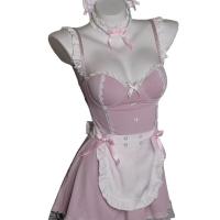 Pure & Playful Lingerie Set - Seductive Sleepwear Dress with Modest Allure, Naughty Yet Elegant Nightgown thumbnail