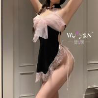 Pure & Seductive Lingerie Set - Modest Yet Sexy Maid Outfit, JK-Style Sleepwear with No-Remove Design thumbnail