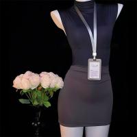Pure & Seductive Secretary Skirt Set - Air Hostess Costume, Nightclub No-Remove Lingerie Outfit, Modest Yet Alluring thumbnail