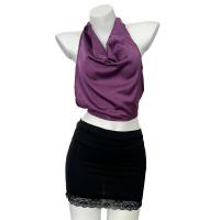 Qingruohan Seductive Backless Lace Set - Busty Deep V-Neck Bodycon Lingerie Outfit for Women thumbnail