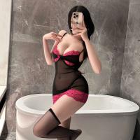 QQNY Seductive Lace Corset Dress with Underwire - Pure Temptation Office Uniform Set for Women thumbnail