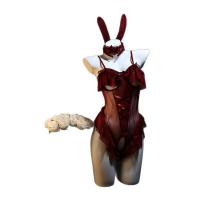 Rabbit Girl Lingerie Set - Sexy Tight-Fit Costume Sleepwear for Women, Pure Temptation Outfit thumbnail