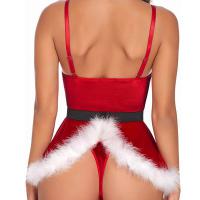 Red Lady Christmas Costume - Sexy Lingerie Set for Holiday Parties, Stage Performances & New Year Celebrations thumbnail