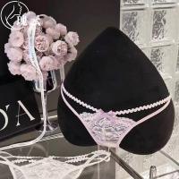 Ruiyun Sexy Lace Bikini Panties - French Style Thin Strap Low-Rise Butterfly Knot Briefs for Women thumbnail