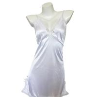 Seductive Lace Sleep Dress - Sheer Thin Sexy Lingerie for Date Night, No-Remove Design thumbnail