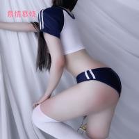 Sexy Collegiate-Style Lingerie Set – High-Waisted Bikini Top & Shorty Bottoms for Small Bust Enhancement thumbnail