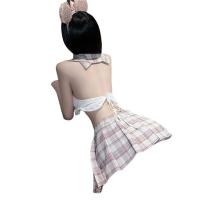 Sexy JK Uniform Lingerie Set - Cute Schoolgirl Pure-Temptation Sleepwear with Pencil Skirt for Women thumbnail