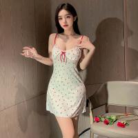 Sexy Lace Babydoll Sleep Set with Built-in Pads – Seductive Role Play Lingerie Nightwear for Women thumbnail