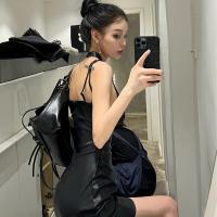 Sexy Lace Halter Corset Skirt Set - Bodycon Pure-Flirty Outfit for Women, Trendy Night Out Dress thumbnail