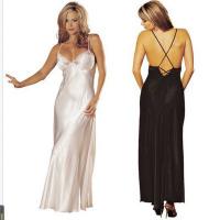 Luxury Silk Lace Nightgown Set - Elegant Gold-Thread Erotic Sleepwear for Women, Wholesale Ready thumbnail