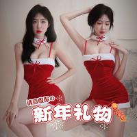 New Year Lingerie Set - Sexy Holiday Cosplay Sleepwear & Seductive Uniform Outfit for Women thumbnail