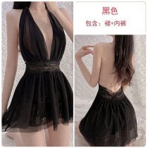 Pure & Playful Lingerie Sleep Set – Sexy Sheer Sleep Dress for Women, Romantic Bedroom Wear