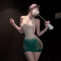 Women's Europe and America-Style Sensual Lingerie Set - Sheer Mesh Bra & Panty with Tear-Away Design, Sexy & Elegant