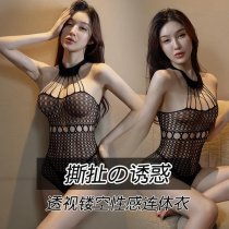 Ye Qing Ge Sexy Transparent Bodysuit for Women – Alluring Lingerie One-Piece, Dropshipping Friendly