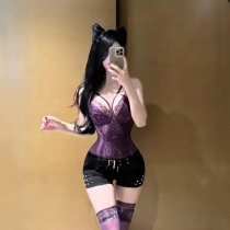 Plus Size Lace Lingerie Set for Curvy Women - Purple Midnight Sexy Thin Bra & Panty Set, Size Up to 200 lbs