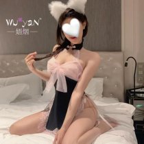 Pure & Seductive Lingerie Set - Modest Yet Sexy Maid Outfit, JK-Style Sleepwear with No-Remove Design
