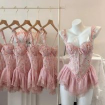 Machu Chu Sheer Maid Costume - Seductive Lingerie Set for Date Night, No-Remove Bedroom Outfit
