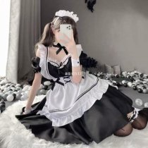 Maid Costume Cosplay Dress - Cute Anime Student Lolita Outfit for Women, Plus Size Otaku Fashion