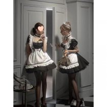 Halloween Maid Costume for Women - Sexy Cute Kawaii Dress Set, Plus Size Soft Girly Outfit for Cosplay & Parties