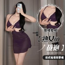 Pure & Seductive Lace Bodysuit Dress - French-Style Cutout Wrap Mini Dress with Neck Tie, No-Remove Set for Women