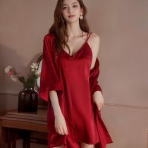 Seductive Lace Deep V-Neck Backless Sleep Dress for Women – Sexy Lingerie Sleepwear, Easy-On Bedroom Outfit