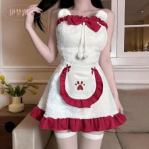 Yimenglan Sexy Christmas Party Dress - Bunny Girl Costume Set for New Year Eve & Cosplay