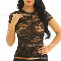 2024 Women's Square Neck Print Top – Trendy Europe and America-Inspired Sexy Lingerie-Inspired Tee, Unisex Fit