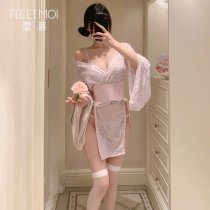 Feimu Japanese-Inspired Seductive Side-Open Thong Set – Breathable 3-Piece Lingerie for Effortless Intimacy