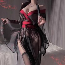 Gorgeous Cloud Sensual Lingerie Set – Ancient Chinese Style Hanfu-Inspired Bedroom Outfit, No-Remove Pure Temptation Cos