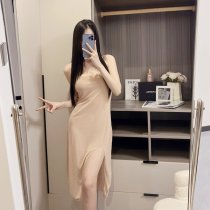 Women's Sexy Sheer Lace Sleep Dress - Transparent Mesh Long Nightgown for Romantic Lingerie Moments