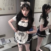 Manny Night Cute Japanese Sweet Lolita Maid Cosplay Set - Soft Kawaii Cat Girl Costume for Teens & Adults