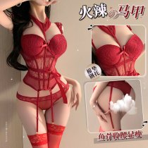 Manyan New Year Corset Top - Steel-Boned Lace Bodysuit with Halter Neck & Sheer Mesh Detail