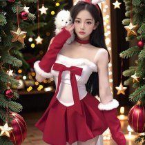 Mimoo Christmas Bunny Costume - Sexy New Year Party Outfit, Cosplay & Lingerie Dress for Festive Performances