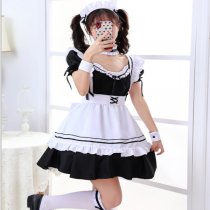 Miracle Nikki World Tour Red Wine Sweetheart Maid Outfit - Lolita Cosplay Costume for Girls