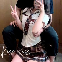 Police Uniform Lingerie Set - Seductive Secretary Costume with Pleated Skirt & JK Style Maid Outfit