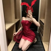 Pure & Alluring Lace Bandage Mesh Corset Dress - Sheer Bodycon Mini Skirt for Women, Sexy Modest Style