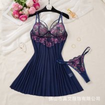 Pure & Alluring Lace Sleep Dress – Ultra-Thin Sheer Mesh Sensual Nightgown for Date Nights & Romantic Evenings