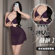 Pure & Seductive Lace Bodysuit Dress - French-Style Cutout Wrap Mini Dress with Neck Tie, No-Remove Set for Women