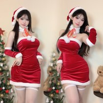 Rabbit Girl Costume Sexy Christmas Outfit - Seductive Cosplay Lingerie Set for New Year Party & Role Play
