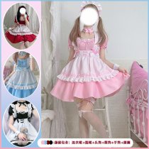 S4XL Maid Costume Cosplay Dress - Lolita Style Plus Size Servant Outfit for Women
