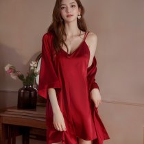 Seductive Lace Deep V-Neck Backless Sleep Dress for Women – Sexy Lingerie Sleepwear, Easy-On Bedroom Outfit