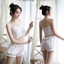 Seductive Women's Lace Bodysuit & Backless Camisole Set - Elegant Sleepwear Ensemble for Sophisticated Style