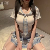 Sexy Bedroom Lingerie Set - Pure & Tempting JK Uniform Outfit for Couples, No-Remove Seductive Style