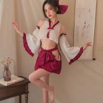 Sexy Hanfu Lingerie Set - Vintage-Inspired Seductive Sleepwear & Roleplay Outfit for Women