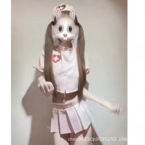 Sexy Nurse Costume Outfit - Hot Role Play Lingerie Set, Easy-On Seductive Uniform for Adults