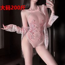 Sexy Sheer Lace Bodysuit for Women - Hook-and-Eye Backless Open-Crotch Bodysuit, Seductive & Effortless Wear