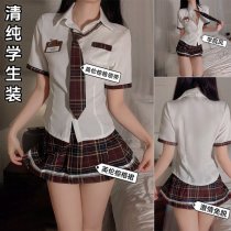 Sexy Student Uniform Lingerie Set - JK Skirt Outfit for Role Play, Pure & Tempting Style
