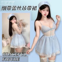 Luxury Sheer Lace Babydoll Set - Seductive Pure & Tempting Sleepwear for Women, No-Remove Design