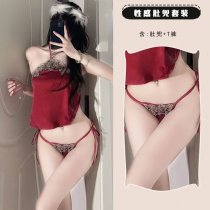 SUQING Vintage Lace Bodysuit - Sexy Transparent Corset Top with Embroidered Bindings, Retro Erotic Lingerie Set