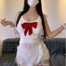 Wanhou Heart Apron Cosplay Maid Costume Set - Sexy Adult Sleepwear & Uniform Outfit for Women